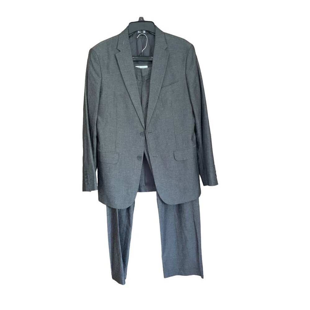 Calvin Klein Two Piece Suit Gray M/ 33x32